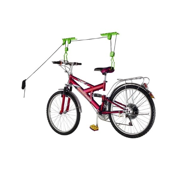 Leisure Sports 2009 Leisure Sports Bicycle Garage Storage Lift Bike Hoist 100LB Capacity Heavy Duty 659001RIY - main